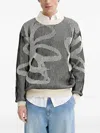 Desigual Ribbed-knit Sweater In Multi