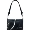 Desigual Rivet Detail Faux Leather Crossbody Bag