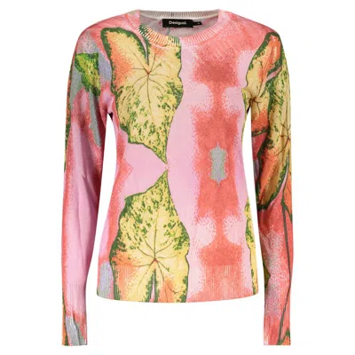 Desigual Rosa Viscosa Women Sweater In Multi