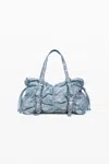 Desigual Medium Ruched Denim Backpack In Blue