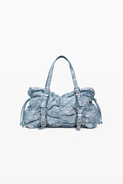 DESIGUAL RUCHED DENIM BAG