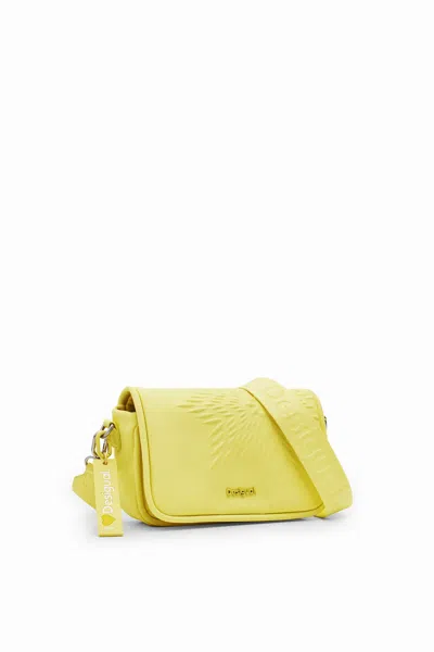 Desigual S Star Crossbody Bag In Yellow