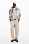 Desigual Safari Cargo Pants In White
