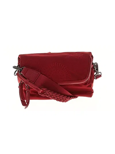 Pre-owned Desigual Satchel In Red