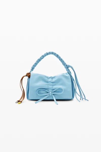 Desigual Shiny Bow Bag In Blue