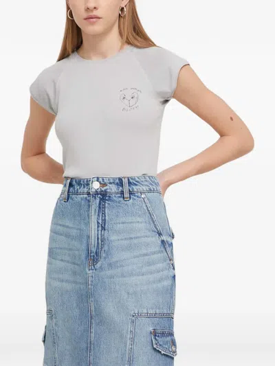 Desigual Shiny Heart T-shirt In Multi
