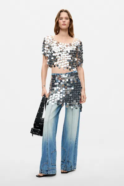 Desigual Short Sequined Pareo