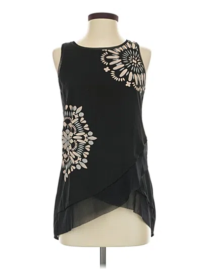 Pre-owned Desigual Sleeveless Blouse In Black