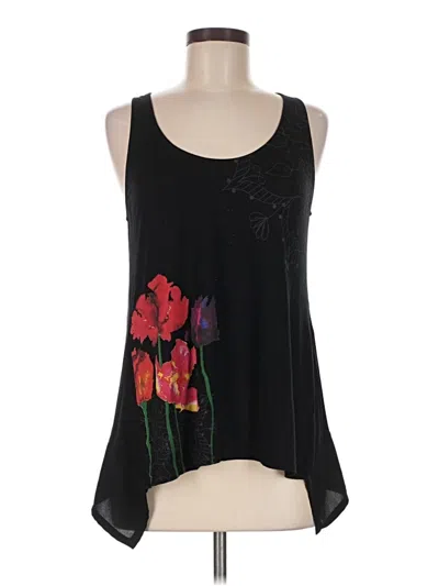 Pre-owned Desigual Sleeveless Blouse In Black