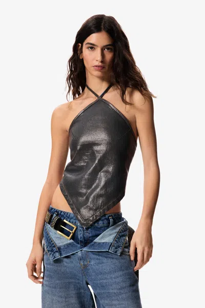 Desigual Sleeveless Blouse Masha Popova In Black