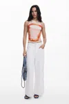 Desigual Sleeveless Boca T-shirt In Brown