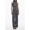 Desigual Sleeveless Jumpsuit In Black