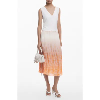 Desigual Sleeveless Maxi Dress In Multi