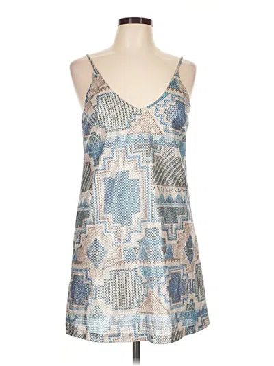 Pre-owned Desigual Sleeveless Top Blue Square Neckline Tops