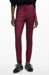 Desigual Slim Pants In Red