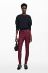 Desigual Slim Pants In Red