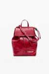 Desigual Small Backpack Logo In Red