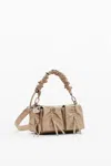 Desigual Small Bag With Bow Pockets In Beige