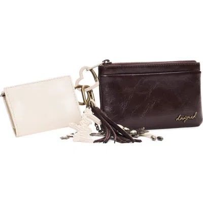 Desigual Small Charms Purse In Brown