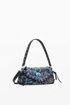 Desigual Small Graffiti Bag In Material Finishes