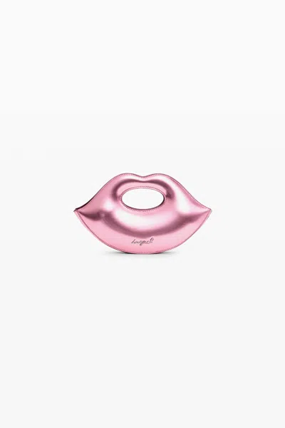 Desigual Small Lips Bag In Pink
