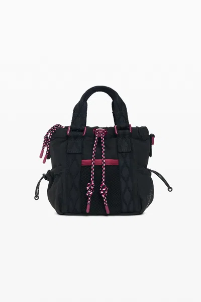 Desigual Small Nylon Wallet In Black
