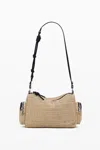 Desigual Small Raffia Bag In White