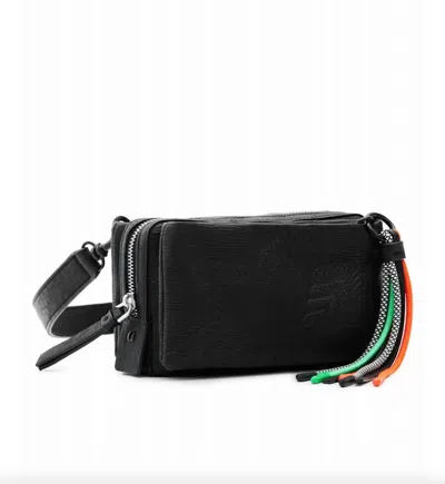 Desigual Small Star Crossbody Bag In Black