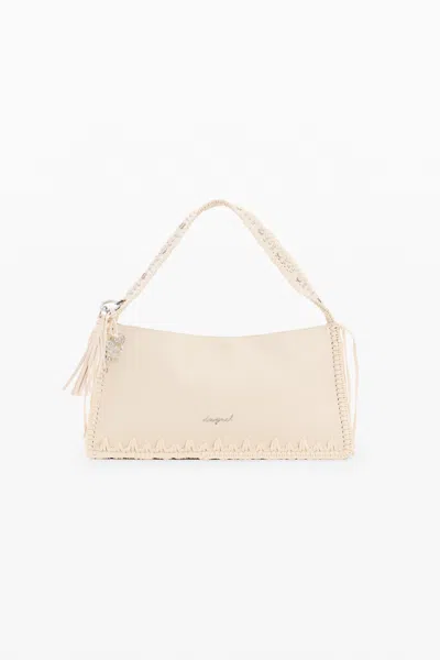 Desigual Small Studded Bag In White