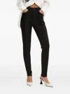 Desigual Elba Straight Leg Jeans In Black