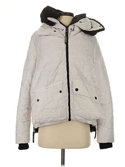 Pre-owned Desigual Snow Jacket In Silver