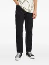 Desigual Straight-leg Jeans In Black
