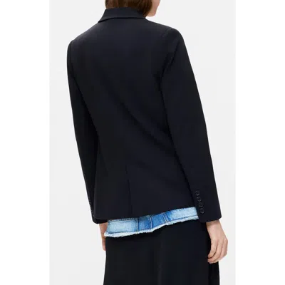 Desigual Stretch Blazer In Black
