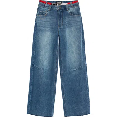 Desigual Stretch Trouser Jeans In Dark Blue