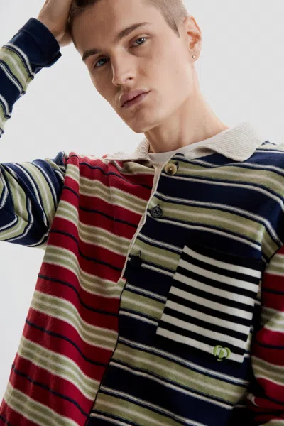 Desigual Striped Sweater In Multi