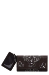 Desigual Studded Faux Leather Wallet In Brown