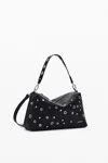 Desigual Studded Handbag In Black