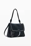 Desigual Studded M Bag In Black
