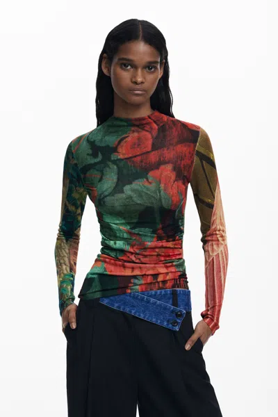 Desigual Sweater Designed By Mr. Christian Lacroix In Multi