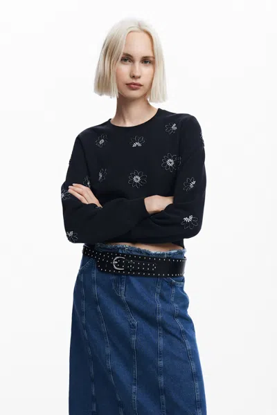 Desigual Sweatshirt In Black