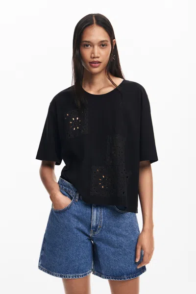 Desigual T-shirt In Black