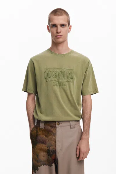 Desigual T-shirt In Green
