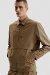 Desigual Technical Knit Jacket In Brown