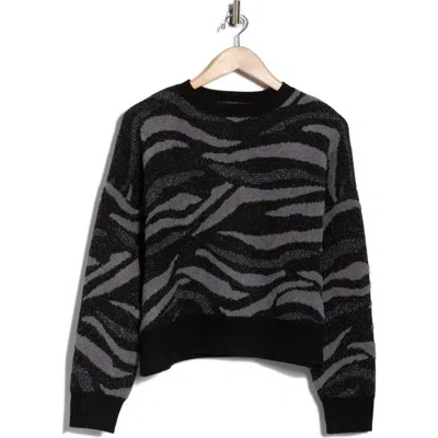 Desigual Thin Gauge Knit Sweater In Black