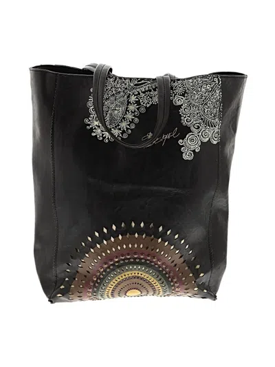 Pre-owned Desigual Tote Bag In Black