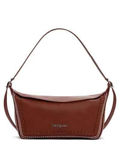 Desigual Trama Munich Cross Body Bag In Brown