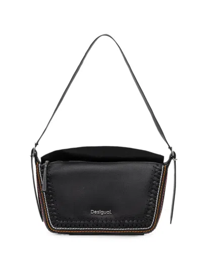 Desigual Trama Munich Shoulder Bag In Black