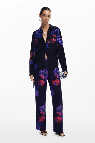 Desigual Trousers In Black