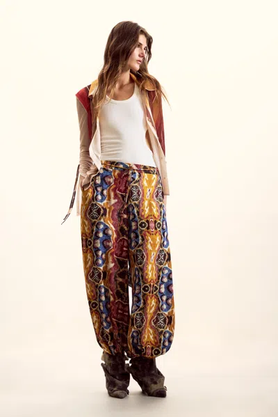 Desigual Trousers Designed By Mr. Christian Lacroix In Multi