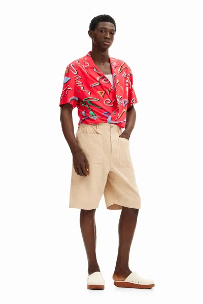 Desigual Trousers In White